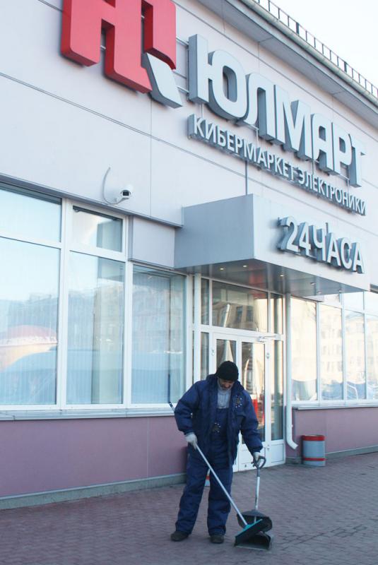 Пример работы: Уборка снега и сосулек с крыш